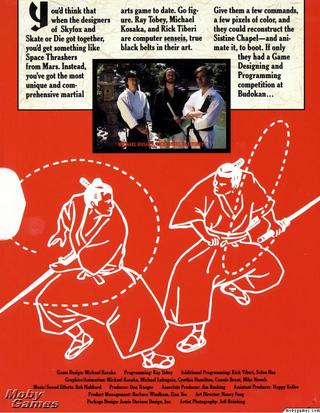 The inside cover of the game manual, courtesy Mobygames.